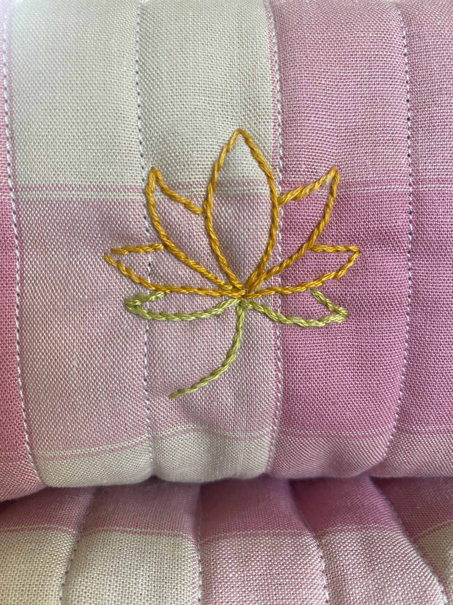 Quilted Lotus Toiletry Bag