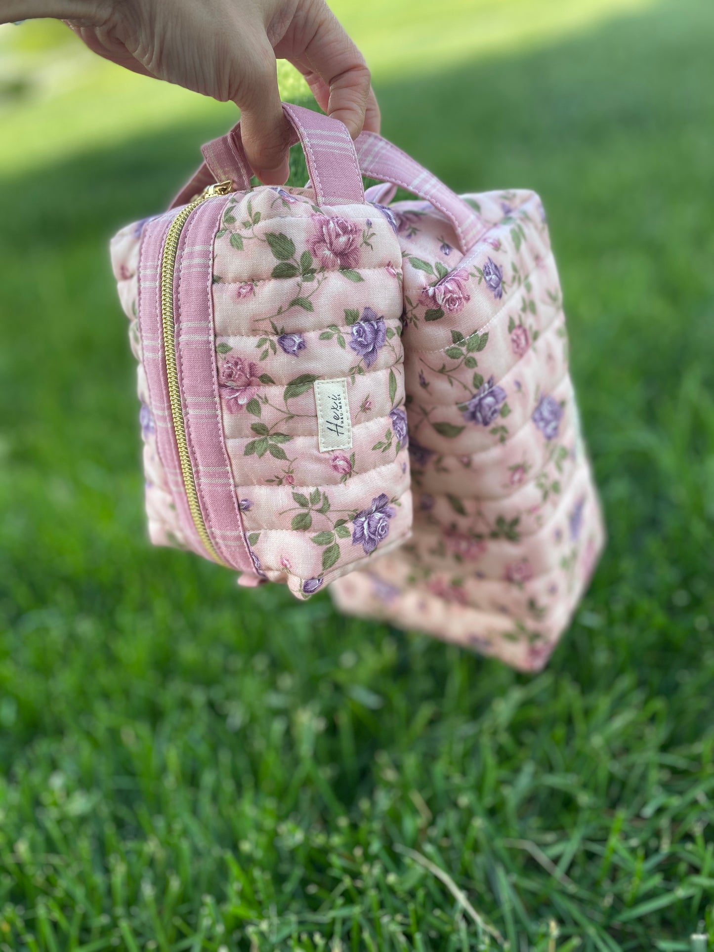 PInk rose Toiletry / Travel Pouches